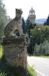 Montegufoni - The road