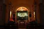 San Vivaldo - la chiesa, al momento in restauro