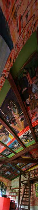 Giuliano Manganello Montenisa, lo Studio: vista del pensatoio e parte del soffitto